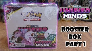 unified minds sealed booster box Pokemon Unified Minds Booster Box Kanto Shark