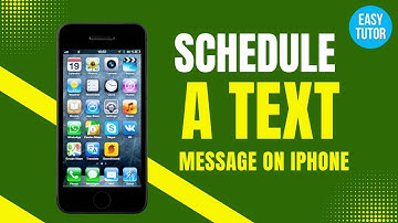How To Schedule A Text Message on iPhone! [iOS 18 Update]