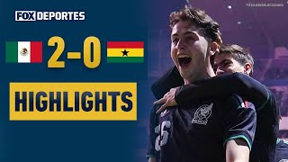 🇲🇽🔥 Mexico 2-0 Ghana | MEXICAN POWER | International Friendly | HIGHLIGHTS