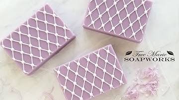 Silicone Impression Mat Technique, Cold Process Soap Making, (Technique Video #2)