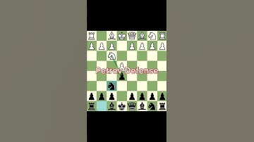 Amazing checkmate in 10 moves Trick Petrov Defense Opening