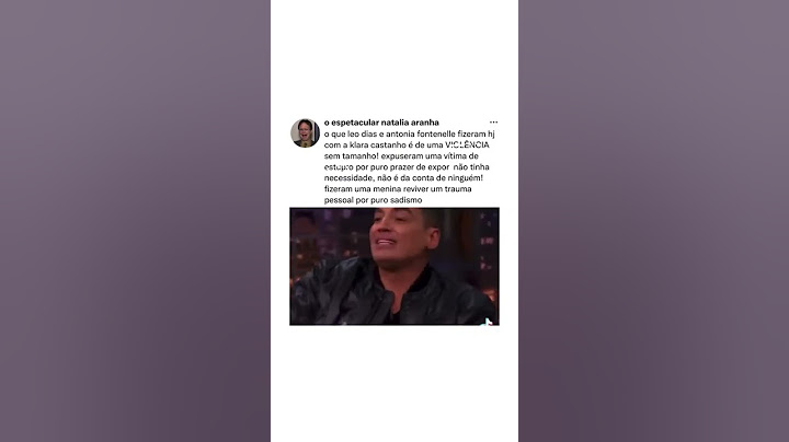 Léo Dias expõe Klara Castanho e detonado na web
