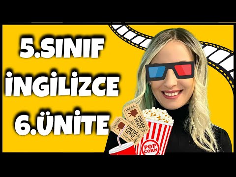 5.Sınıf İngilizce 6.Ünite Kelimeleri ve Konu Anlatımı | MOVIES