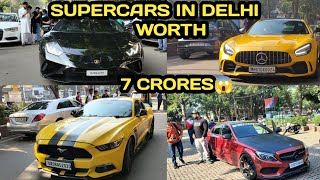 India's CRAZIEST SUPERCARS at  Khan Market😍|| WORTH 7 CRORES