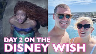 The BEST 2nd Day On The DISNEY WISH | Pirate Night, Frozen, Palo, Little Mermaid, AR, Cruise Line