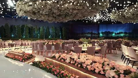 The most beautiful wedding setup you'll ever see !