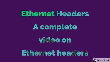 Ethernet Headers