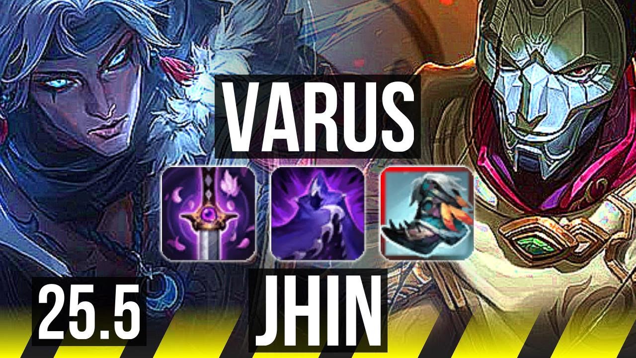 VARUS & Xerath vs JHIN & Thresh (ADC) | 6/3/11 | KR Diamond | 25.5