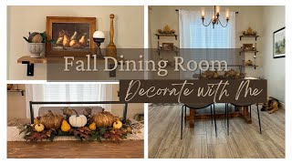 Fall Dining Room 2022 | Fall Decorate with Me | DIY Easy Centerpiece by Creating Home by Nicole 3,790 views 1 year ago 25 minutes