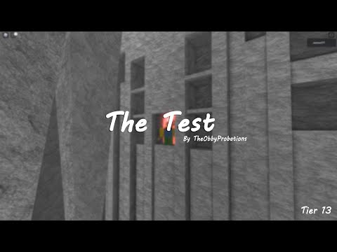 The Test Roblox Obby Tier 13 Youtube - update test your skills obby roblox