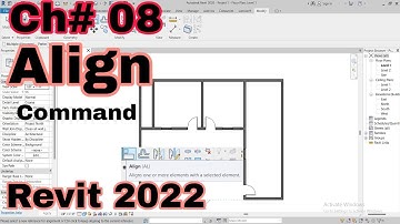 08-How can I use Align command in Revit 2022? | For Beginners |