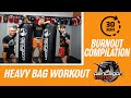 30 minute muay thai kickboxing heavy bag workout   burnout compilation 2024  1