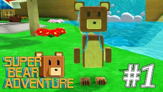 Super Bear Adventure - Gameplay Walkthrough Part 1 - Turtle Land (iOS, Android)