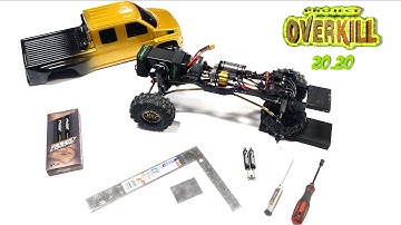 PROJECT "OVERKILL" 2020 - HOW to MAKE a DUAL SHOCK MOUNT for ANY TRAIL TRUCK (PT8) | RC ADVENTURES