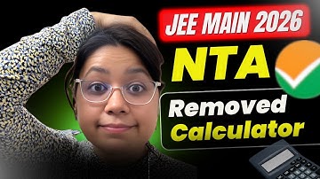 NTA U-Turn On Calculator | JEE Main 2026 #jeemain2026