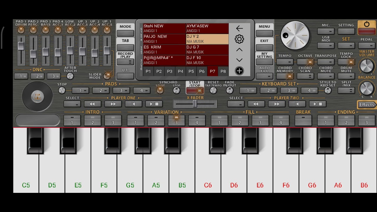 set remix uki musik... mantulll