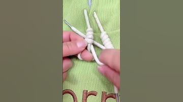 Learn to Tie Hoodie String Part 3180 #shorts