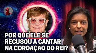 imagem do vídeo ELTON JOHN NÃO QUIS CANTAR NA CORAÇÃO DO REI CHARLES com Vandinha Lopes | Planeta Podcast