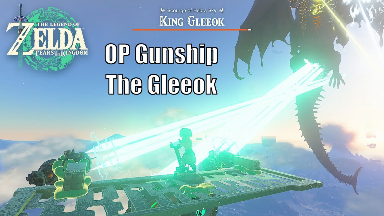 TotK QR SHARES: The TRIPLE TURRET Gleeok Gunship (One of the Greatest of All Gunships)