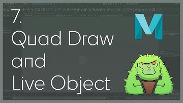 7 Maya Quad Draw and Live Object