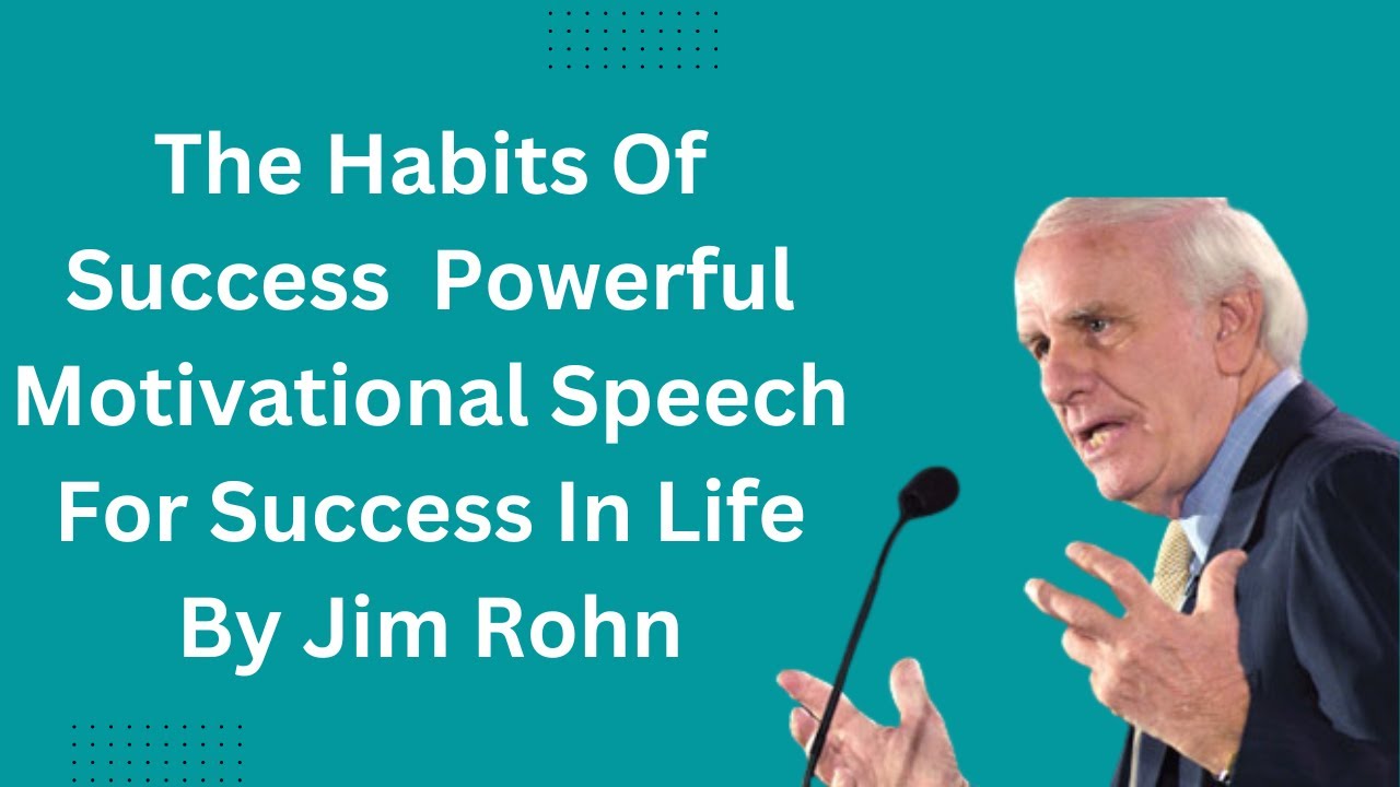 The Habits Of Successful People By Jim Rohn - Fearless Motivation - YouTube