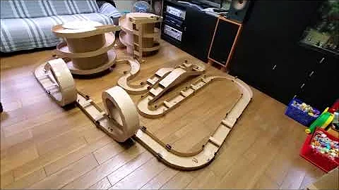 ミニカー用のどうろコースをダンボールで作る ３号機 Mp3