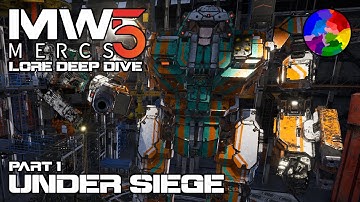MechWarrior 5: Mercenaries (Part 1: Under Siege) - Lore Deep Dive (MW5 Challenge Playthrough)