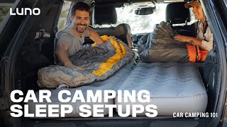 LUNO | Car Camping Sleep Setups