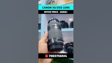 Canon 55/250 STM Lens, Diwali 🪔 Offer Only - 6000/-😍 #Useddslr #usedcameralens #usedzoomlens #lens