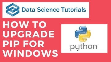 How to upgrade PIP on Windows.