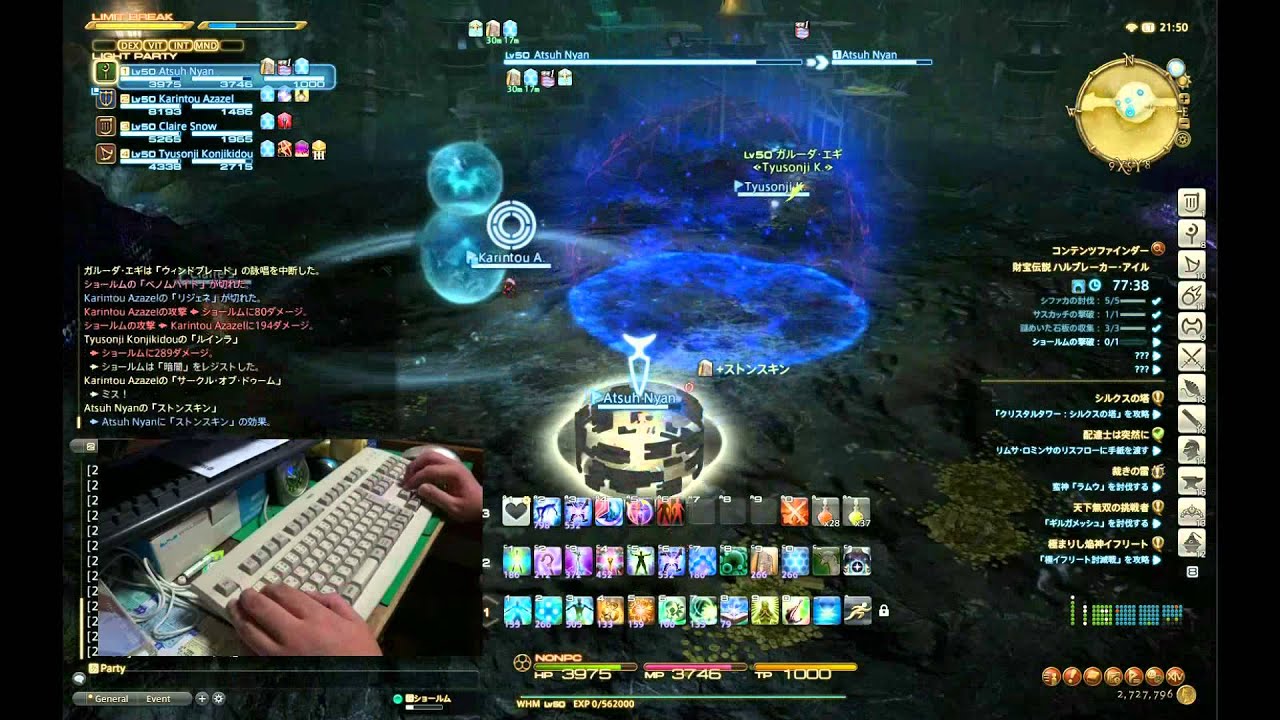 Ff14 ハルブレーカー アイル 白魔視点 キーボード操作 Youtube