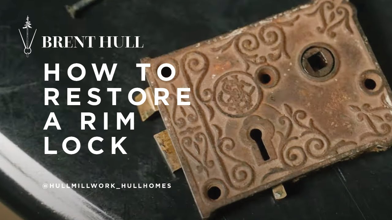 How To Repair And Restore A Rim Lock. Historic Hardware Review. - Youtube