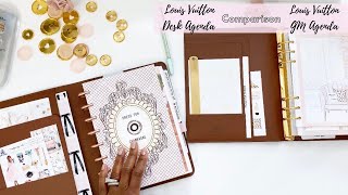 Louis Vuitton GM and Desk Agenda Comparison