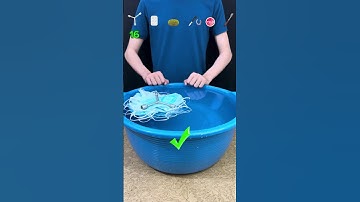 Try To Guess How Many Will Float #asmr #experiment #stisfying #oddlysatisfying