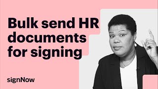 How To Sign HR Documents in Bulk