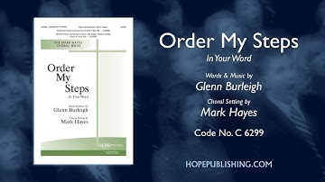 Thumbnail of Order My Steps In Your Word - arr. Mark Hayes