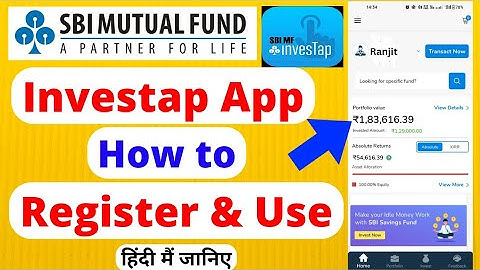 How to Use SBI Mutual Fund Investap | How to Invest in SBI Mutual Fund through Investap app
