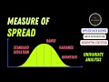 Range, Variance, Standard Deviation, Quartiles - Measures of Spread | Statistics | Data Science #ai