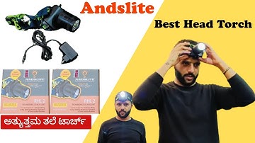 Andslite RHL 2 Head Torch |Best Head Torch in India|Head Torch Light Andslite Torch #andslite #torch
