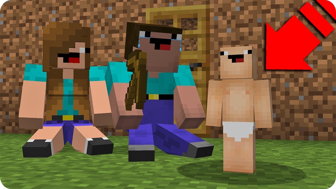 Bebe Noob Vuelve Con Su Familia En Minecraft Youtube