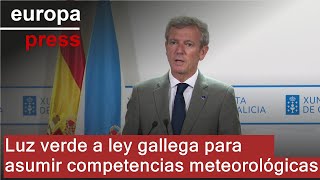 Luz verde a la ley gallega para asumir competencias meteorológicas