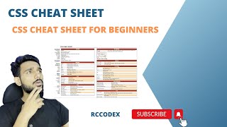 css cheat sheet || css cheat sheet for beginners