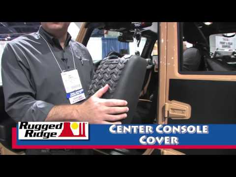 protection-and-off-road-look-for-your-jeep-interior:-rugged-ridge-center-console-cover-for-jeep