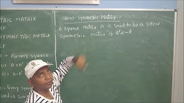 NCERT CLASS 12 II SYMMETRIC &SKEW SYMMETRIC MATRIX II ENGLISH +HINDI