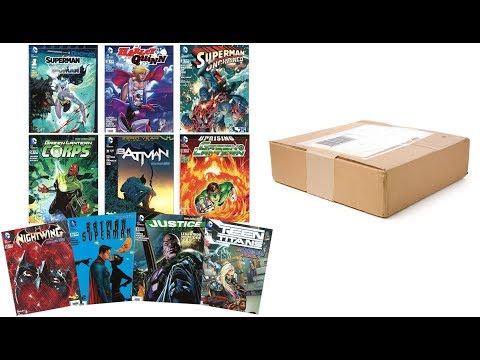 dc-comics-superhero-comic-book-bundle-set-(10-pack)---unboxing