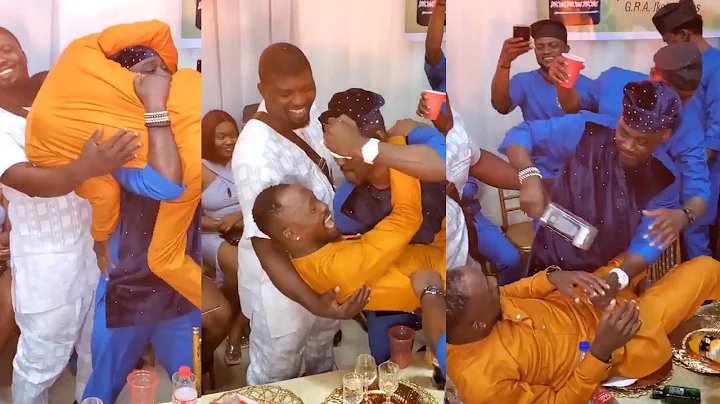 SHOCKING:JIGAN DARE PASUMA AS HE HIT BOTTLE ON JIGAN BABA OJA HEAD AS HE CARRY HIM UP