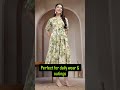 👗 Green Floral Printed Cotton Midi Dress | Casual Wear #amazonfinds #mididresses #womensfashion