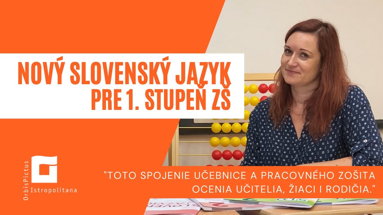 #NašeUčebnice – Nový slovenský jazyk pre 1. stupeň ZŠ