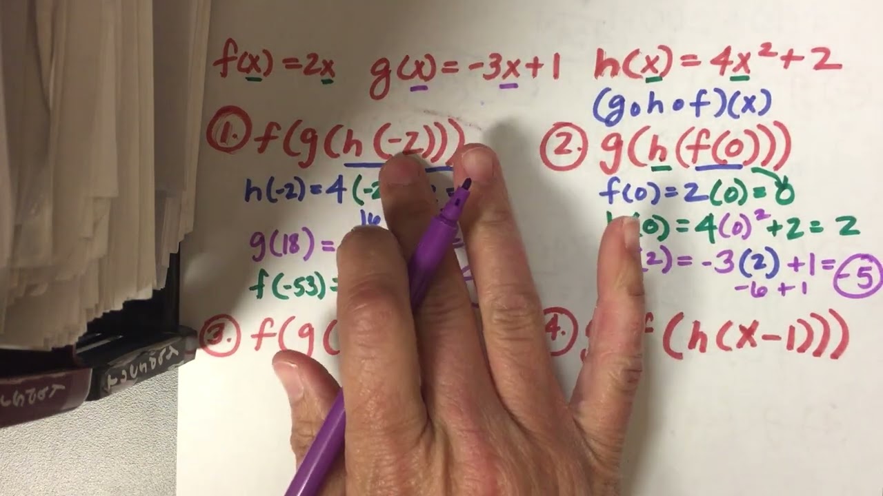 Composition Of Functions Examples Part 2 YouTube Composition Of Functions Examples Part 2 YouTube