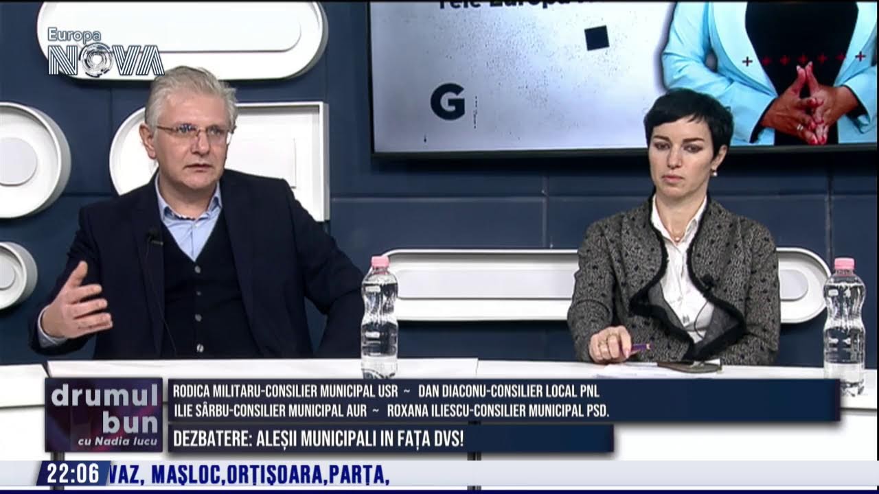 LIVE : DEZBATERE: Aleșii municipali in fața dvs! - Drumul Bun cu Nadia - Europa Nova - 15.01.2025 LIVE : DEZBATERE: Aleșii municipali in fața dvs! - Drumul Bun cu Nadia - Europa Nova - 15.01.2025